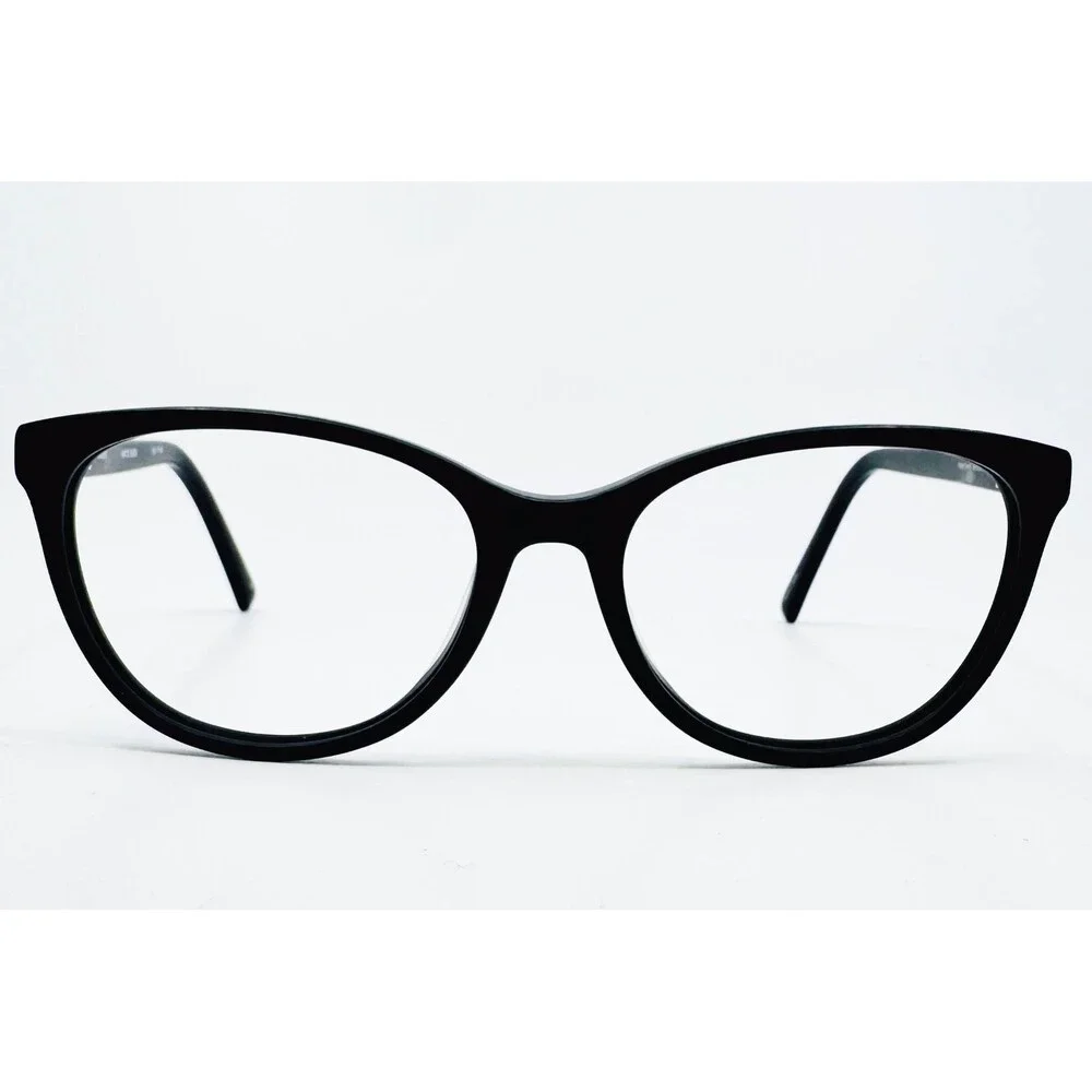 Heartland Brooke Eyeglass Frames Women Matte Black Cat Eye 53-17-140